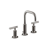 Kohler - Purist Widespread bathroom sink faucet with Lever handles, 1.2 gpm - Vibrant Titanium