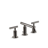 Kohler - Purist Widespread bathroom sink faucet with Lever handles, 1.2 gpm - Vibrant Titanium