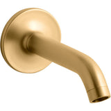 Kohler - Purist Wall-mount bath spout - Vibrant Brushed Moderne Brass