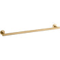 Kohler - Purist 24'' towel bar - Vibrant Brushed Moderne Brass