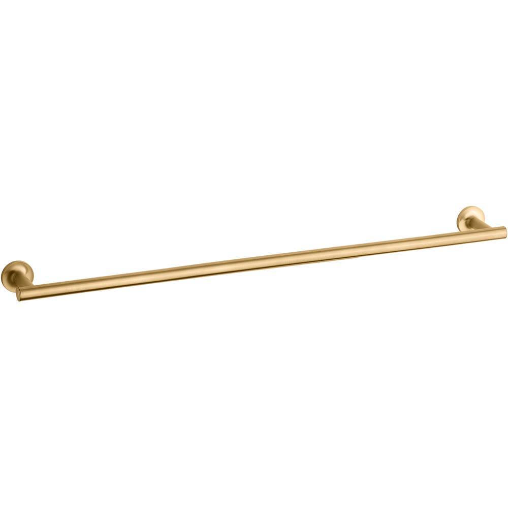 Kohler - Purist 30'' towel bar - Vibrant Brushed Moderne Brass