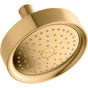 Kohler - Purist Single-function showerhead, 2.5 gpm - Vibrant Brushed Moderne Brass
