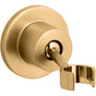Kohler - Stillness Adjustable wall-mount holder - Vibrant Brushed Moderne Brass