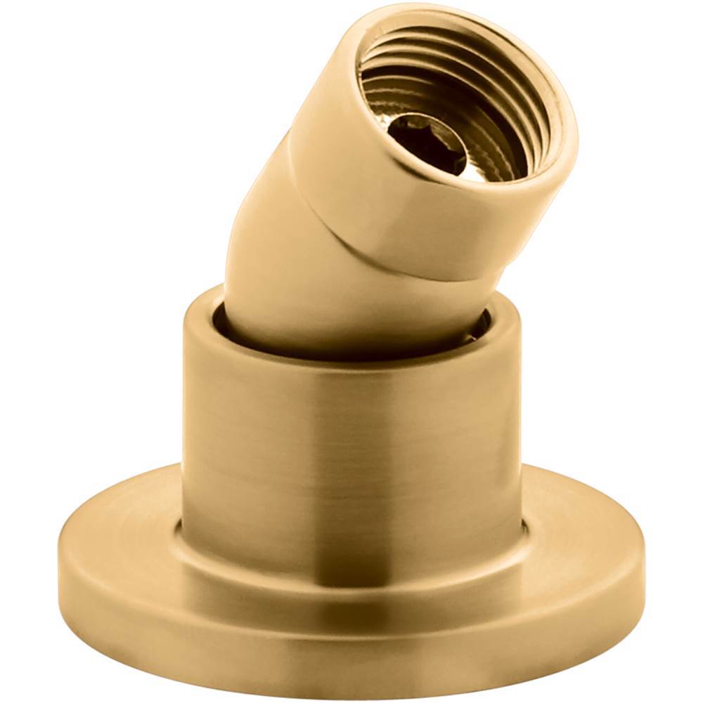 Kohler - Stillness Deck-mount handshower holder with hoses - Vibrant Brushed Moderne Brass
