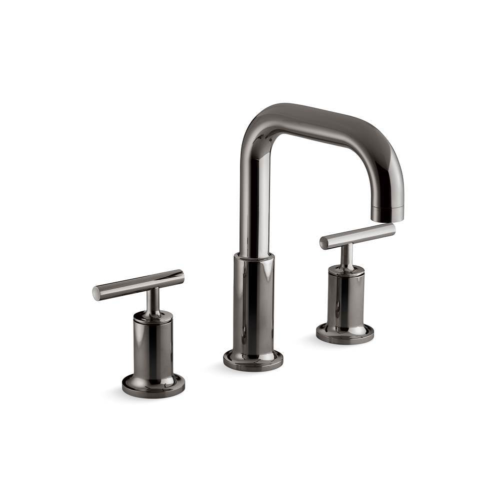 Kohler - Purist Deck-mount bath faucet trim with Lever handles - Vibrant Titanium
