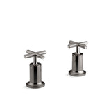 Kohler - Purist Deck- or wall-mount bath faucet handle trim with cross design - Vibrant Titanium