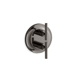 Kohler - Purist MasterShower temperature and volume control valve trim - Vibrant Titanium