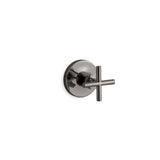 Kohler - Purist MasterShower transfer valve trim with cross handle - Vibrant Titanium