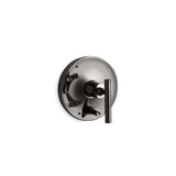 Kohler - Purist Rite-Temp valve trim with push-button diverter and lever handle - Vibrant Titanium