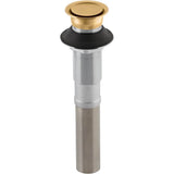 Kohler - Clicker drain without overflow - Vibrant Brushed Moderne Brass