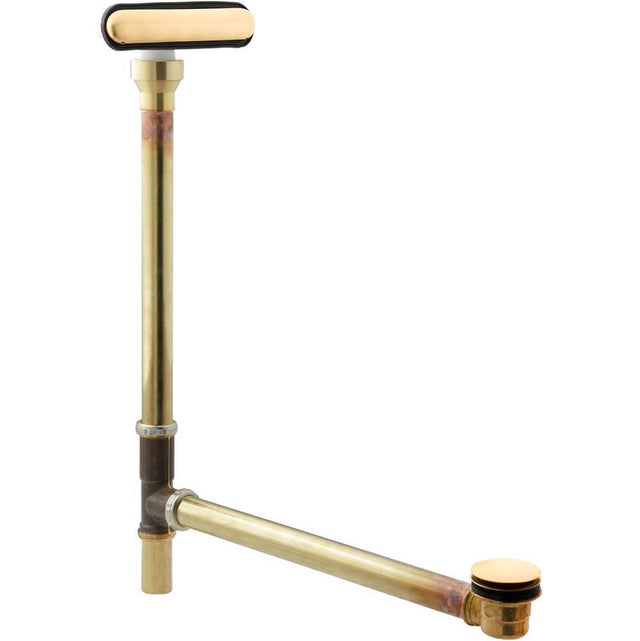 Kohler - Clearflo Slotted overflow brass bath drain - Vibrant Brushed Moderne Brass