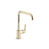 Kohler - Purist Single-handle kitchen sink faucet - Vibrant French Gold