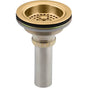 Kohler - Duostrainer Sink drain and strainer with tailpiece - Vibrant Brushed Moderne Brass