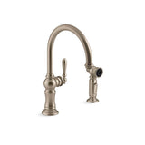 Kohler - Artifacts Single-handle kitchen sink faucet with two-function sprayhead - Vibrant Brushed Bronze