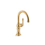 Kohler - Artifacts Single-handle kitchen sink faucet - Vibrant Brushed Moderne Brass
