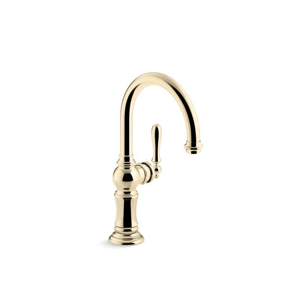 Kohler - Artifacts Single-handle kitchen sink faucet - Vibrant French Gold