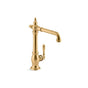 Kohler - Artifacts Single-handle kitchen sink faucet - Vibrant Brushed Moderne Brass