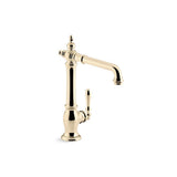 Kohler - Artifacts Single-handle kitchen sink faucet - Vibrant French Gold