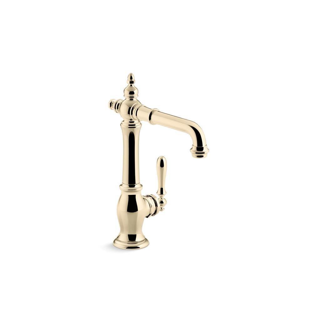 Kohler - Artifacts Single-handle bar sink faucet - Vibrant French Gold