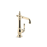 Kohler - Artifacts Single-handle bar sink faucet - Vibrant French Gold