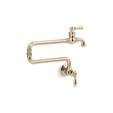 Kohler - Artifacts Wall-mount pot filler - Vibrant French Gold
