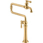 Kohler - Artifacts Deck-mount pot filler - Vibrant Brushed Moderne Brass