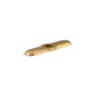 Kohler - 3-hole kitchen faucet escutcheon - Vibrant Brushed Moderne Brass