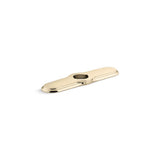 Kohler - 3-hole kitchen faucet escutcheon - Vibrant French Gold