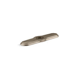 Kohler - 3-hole kitchen faucet escutcheon - Vibrant Brushed Bronze