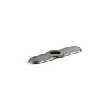 Kohler - 3-hole kitchen faucet escutcheon - Vibrant Titanium