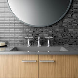 Purist Widespread bathroom sink faucet with Cross handles, 1.2 gpm