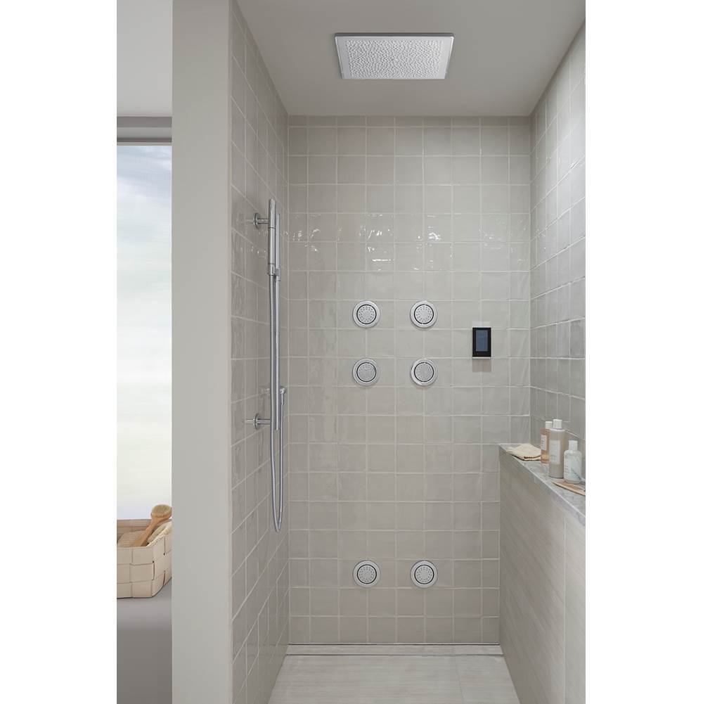 Real Rain 19'' two-function overhead shower panel, 1.75 gpm