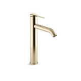Kohler - Components Tall single-handle bathroom sink faucet, 1.2 gpm - Vibrant French Gold