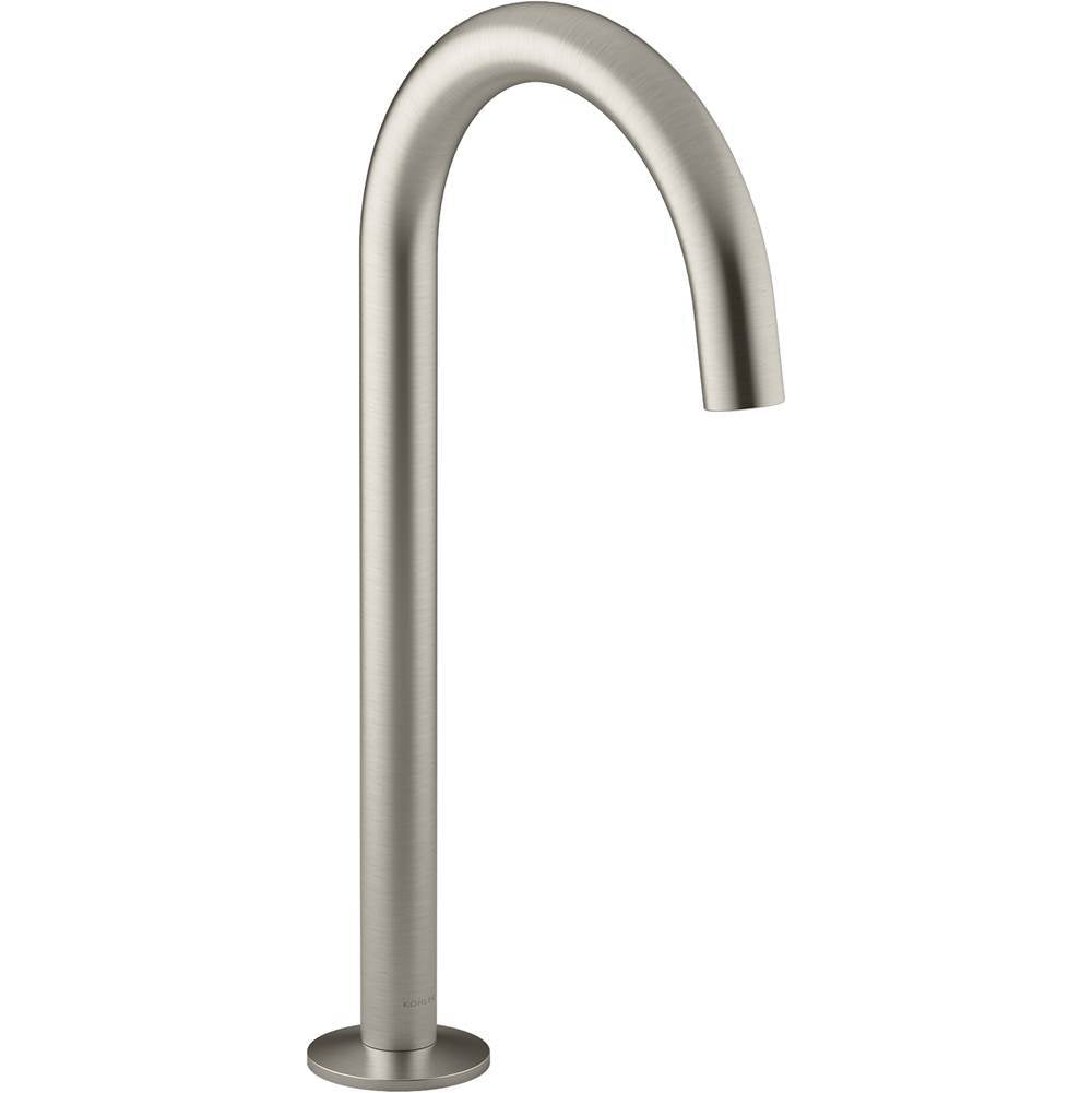 Kohler - Components Bathroom sink faucet spout with Tube design, 1.2 gpm - Vibrant Brushed Nickel