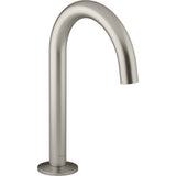 Kohler - Components Bathroom sink faucet spout with Tube design, 1.2 gpm - Vibrant Brushed Nickel