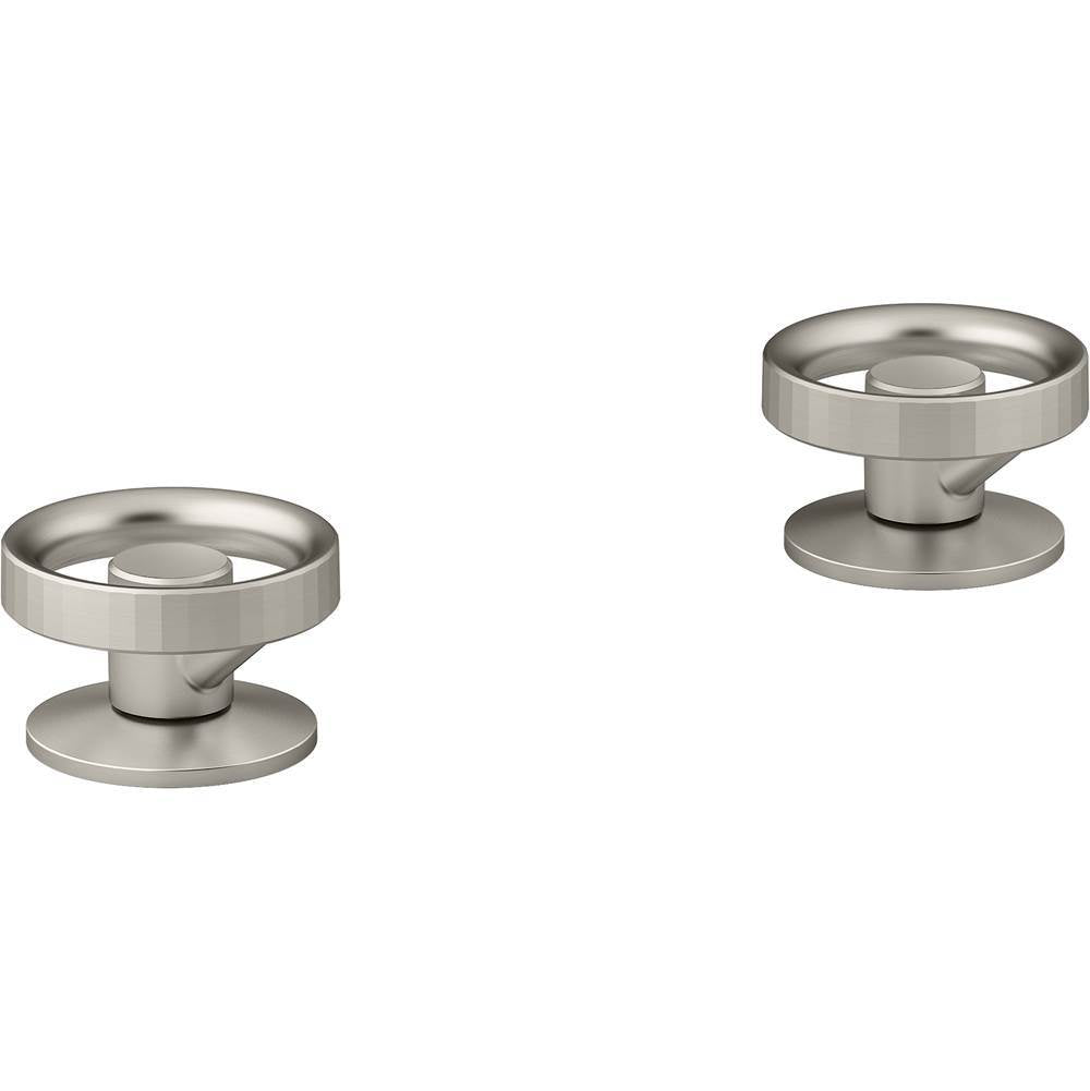 Kohler - Components Industrial bathroom sink faucet handles - Vibrant Brushed Nickel