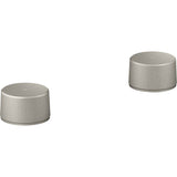 Kohler - Components Deck-mount bath faucet handles with Oyl design - Vibrant Brushed Nickel