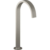 Kohler - Components Bathroom sink faucet spout with Ribbon design, 1.2 gpm - Vibrant Brushed Nickel