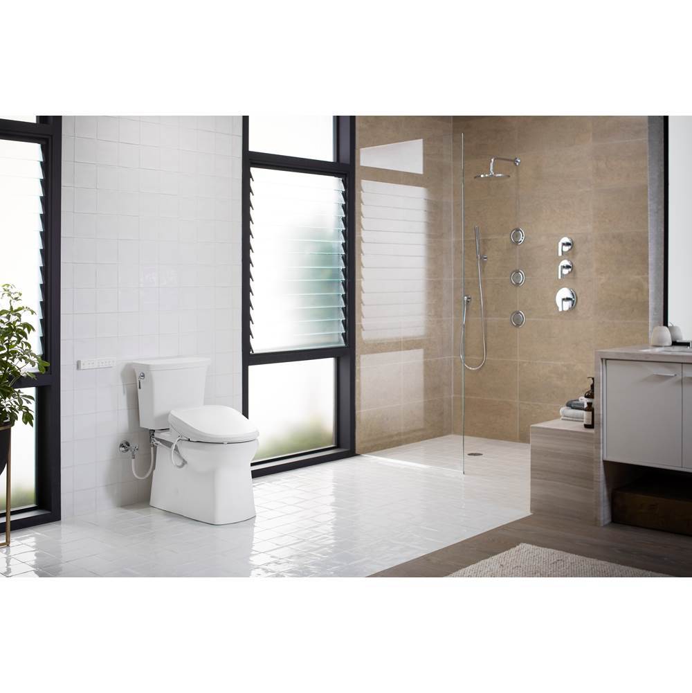 Composed MasterShower transfer valve trim with lever handle