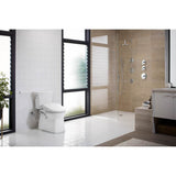 Composed MasterShower transfer valve trim with lever handle