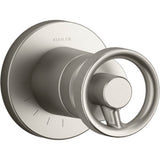 Kohler - Components MasterShower volume control valve trim with Industrial handle - Vibrant Brushed Nickel
