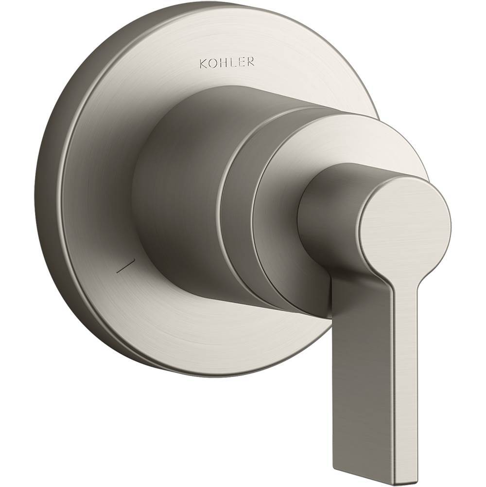 Kohler - Components MasterShower transfer valve trim with Lever handle - Vibrant Brushed Nickel