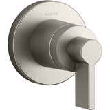 Kohler - Components MasterShower transfer valve trim with Lever handle - Vibrant Brushed Nickel