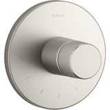 Kohler - Components MasterShower temperature control valve trim with Oyl handle - Vibrant Brushed Nickel