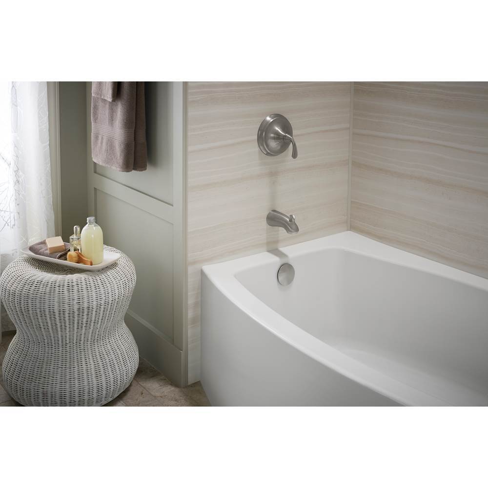 Fort1/2 Rite-Temp bath and shower trim kit, 2.5 gpm, slip-fit spout