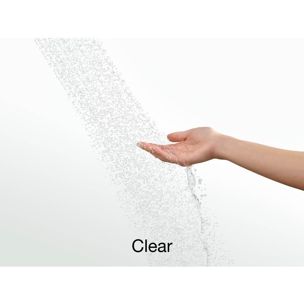 Levity Sliding bath door, 59-3/4'' H x 56-5/8 - 59-5/8'' W, with 1/4'' thick Crystal Clear glass