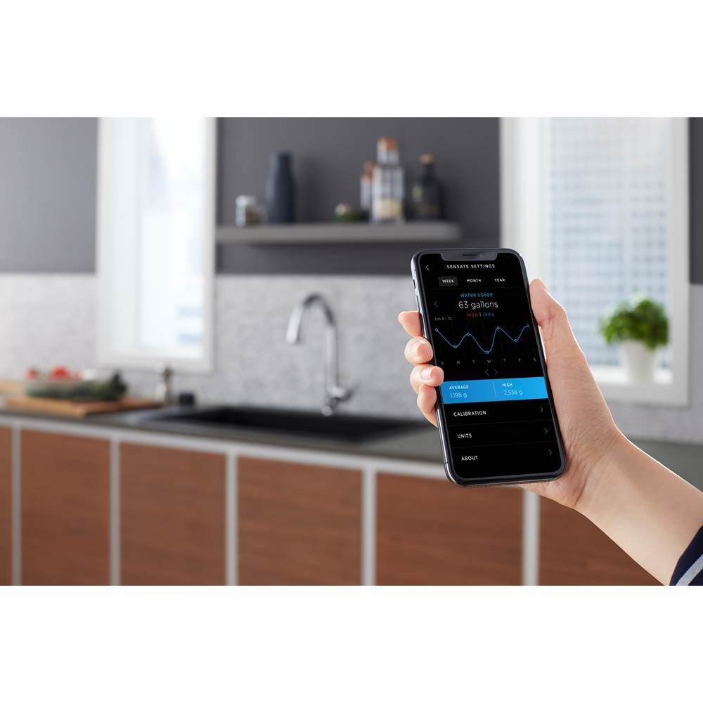 Graze Touchless pull-down kitchen sink faucet with KOHLER KonnectE and three-function sprayhead