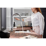 Artifacts Touchless pull-down kitchen sink faucet with KOHLER KonnectE and three-function sprayhead