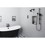 Purist Floor-mount bath filler trim with handshower