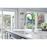 Bellera Semi-professional kitchen sink faucet with three-function sprayhead